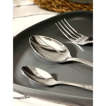 Set of cutlery "Slav", 18 items, thickness 1.2 mm, cardboard box, silver color-1