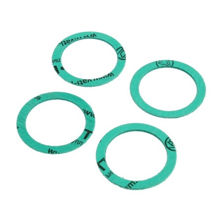 Set of gaskets "Suprimplast", 1 1/2 ", 54 x 42 mm, h = 2 mm, non -absorbest paronyte, 4 pcs.