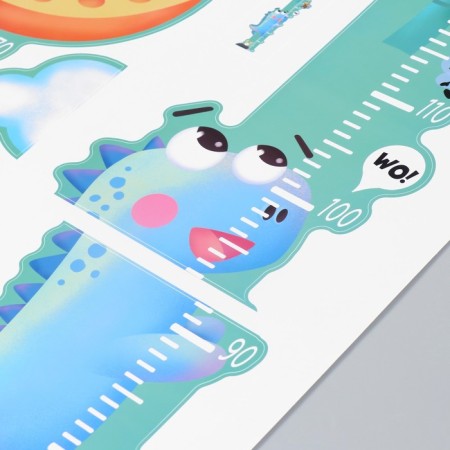 Sticker plastic interior color rosteomer "dinosaurics higher" higher "50x70 cm-2