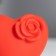 Nightlight heart with a flower LED red 3.2x6x6.5 cm