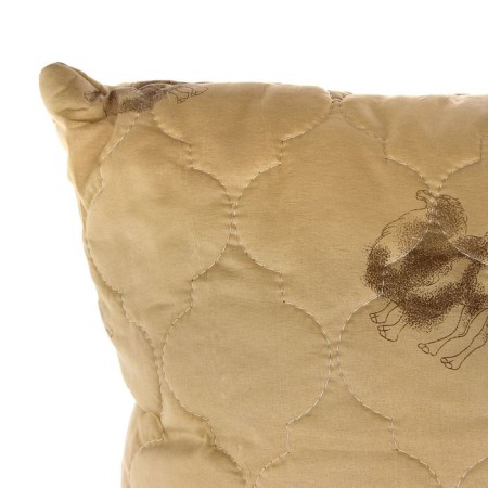 Pillow Adamas Sonya camel wool 70*70cm, polyester case, bag-1