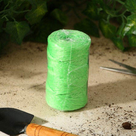 Shpagat for garter plants, 100 m, 1000 text, polypropylene, green, Greengo-3