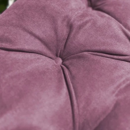 Pillow for swing "Tina", diameter 60 cm, pink color-4