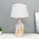 Table lamp "Onery" E14 40W white-gold 23x23x40 cm