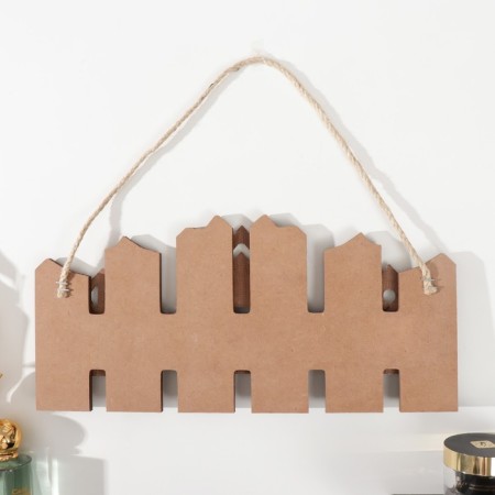 Decorative tree hooks "houses" 2.5x34x16 cm-3