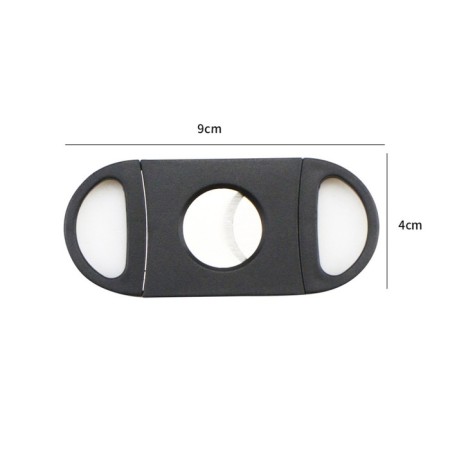 Guillotine for cigars, 9 x 4 cm, black-1