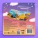 Tactile book "Such different transport", 12 pp., Blue tractor