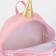 Baby backpack for a girl with sequins "Unicorn", a lightning department, pink color