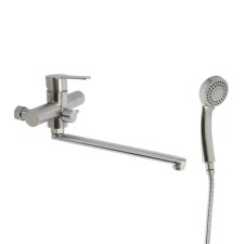 ACCOONA A71103 bath mixer, single -leaf, stainless steel, chrome