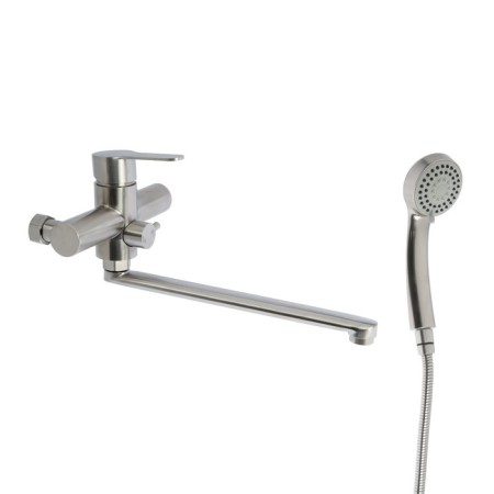 ACCOONA A71103 bath mixer, single -leaf, stainless steel, chrome