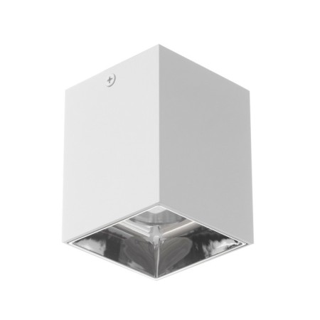Lamp "Cube" LED 4000K 10W DIM220 White silver 7.5x7.5x9.5cm