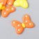 Decor for creativity rubber "Bant in large peas" set of 15 pcs mix 2.5x3.3 cm