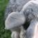 Garden Figure "Bunny Gesti" 14x7x11cm /// Gray