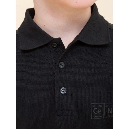 Polo for the boy Pelican, height 122 cm, black color-3