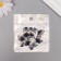 Decor for creativity metal, enamel "Gray cat" 2.5x1.7 cm
