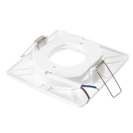 Builtrous lamp Ecola 5357, GX53, IP20, 220 V, square, 25x107 mm, white-2