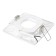 Builtrous lamp Ecola 5357, GX53, IP20, 220 V, square, 25x107 mm, white