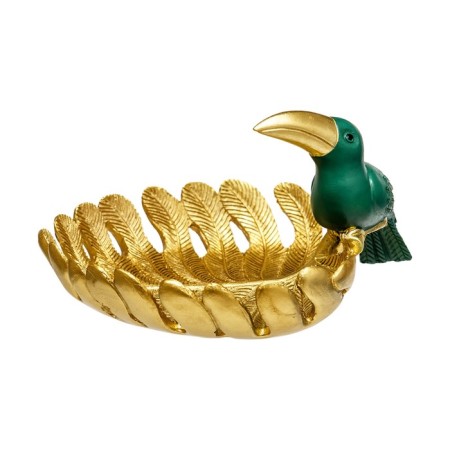 Blub-Bludgod "Parrot", 210 × 170 × 125 mm, gold / green color