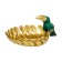 Blub-Bludgod "Parrot", 210 × 170 × 125 mm, gold / green color