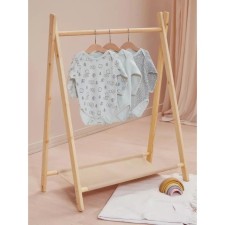 Набор детских боди с длинным рукавом MOWbaby Birds, рост 56 см, цвет голубой, 3 шт
