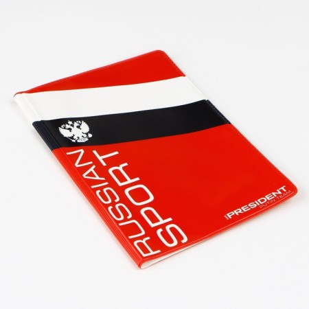 Cover for the passport "Russian Sport", flag, PVC-2