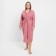 Women's bathrobe, dry rose color, size 52