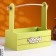 Box - wooden Kashpo 25x15x30 "Beloved Mom" ​​pistachio