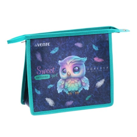 Folder for notebooks A5, 243 x 200 x 80 mm, lightning from above, plastic, de Vente Happy OWL, for girls-1