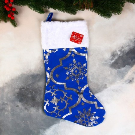 A toe for gifts "with ornament" 26x40 cm, blue-4
