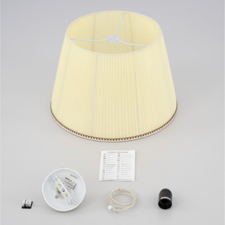 Suspended lamp Citilux "Vienna" CL402023, 42x42x35 cm, 1x75W, E27, white color-7