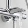 The shower system Vincea Esse VSFS-1E1TCH, thermostat, tropical shower, shower, chromium