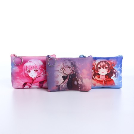 Monetnik's wallet with a zipper, color mix-1
