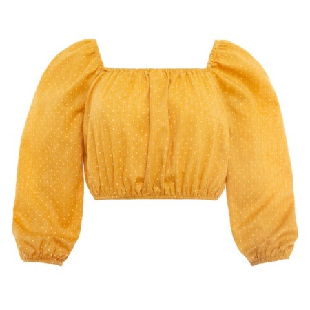 Top female minku: enjoy color mustard, rr 42-4