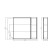 Mirror cabinet for bathroom dominoes UNO 80, gray oak, left/right