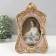 Photo frame Polystone 10x15 cm "Venus" pink with gold 15.5x25 cm