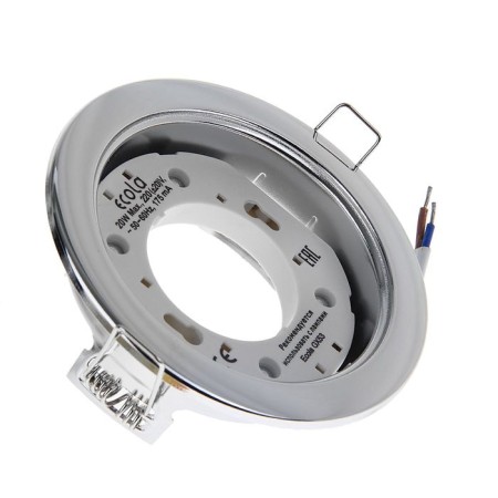 Introduced lamp Ecola, GX53, 38x106 mm, flat, chromium color-1