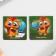 Magnetic bookmarks on the book School, 2 pcs.