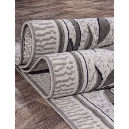 Rectangular carpet Merinos Silver, size 180x350 cm, color Light Gray-2