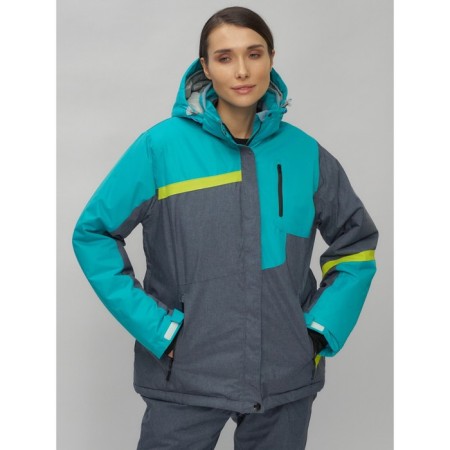 Ski suit female, size 58, green color-30