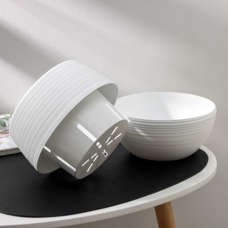 Flower pot "Japan", 2 l, white color-2