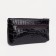 Women's wallet is a female on a zipper, brown color