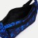 Zipper waist bag, outer pocket, USB connector, blue color
