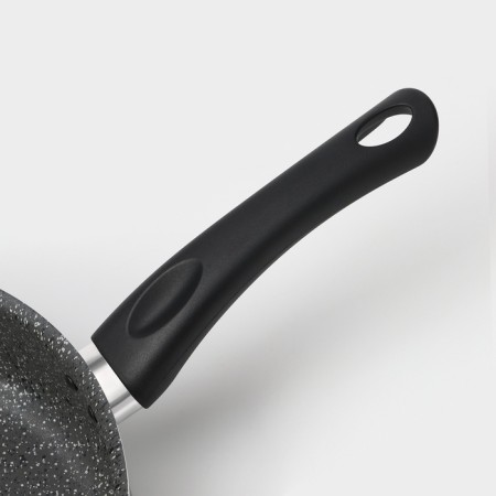 Silenik Granit, D = 28 cm, with anti -stick coating, glass cover, color gray color-4