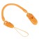 Nipple - orthodontic dummy, silicone, +6 months, with the holder Orange color