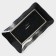 Serving dish with a saucer Porcelain Magistro "Night Rain", 31 × 18.5 × 4 cm, black color