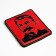 Stalin I.v. Stalin Sateling with Velcro, 8.5 x 7 cm