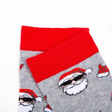 Male socks, color light gray melange, size 27-29-1