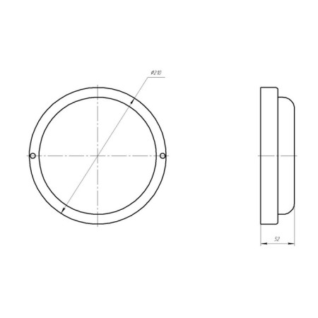 Luminer LED LED era SPB-2, 210x210x52 mm, IP65, LED, 18W, 1710LM, 6500K, white color-5