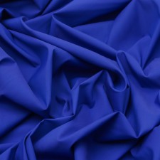 Fabric shirt smoothly chopped cotton, width 150 cm, blue color