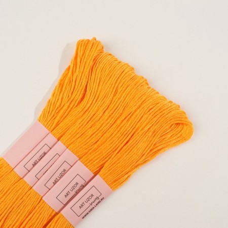 Muline threads 8 ± 1m No. 742 (nab 6 pcs price for nab) dark and yellow au-2
